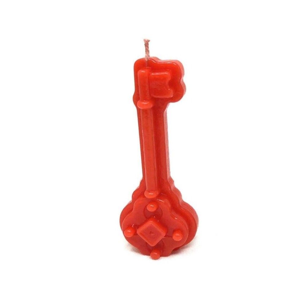 Red Key Candle